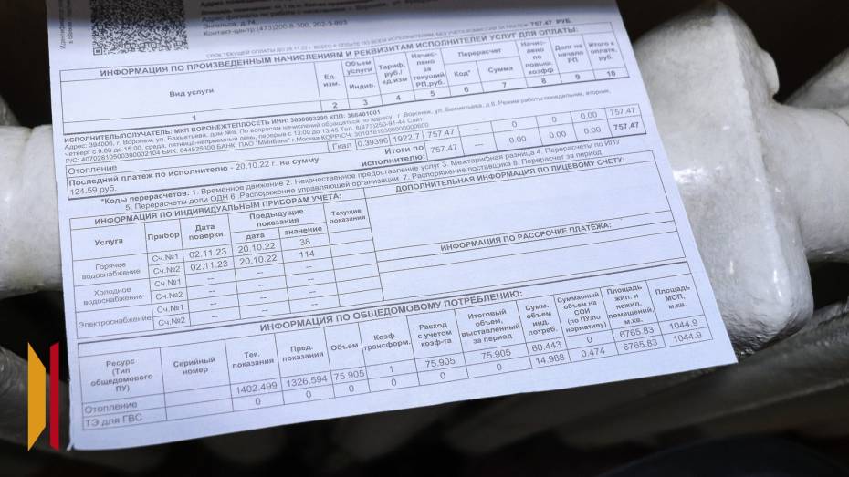 С 2026 года для воронежцев изменятся сроки оплаты коммунальных услуг