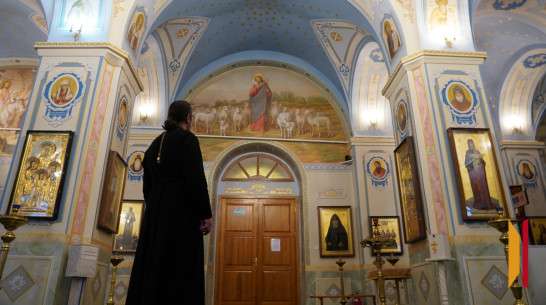 В Острогожске завершили роспись Свято-Тихоновского храма