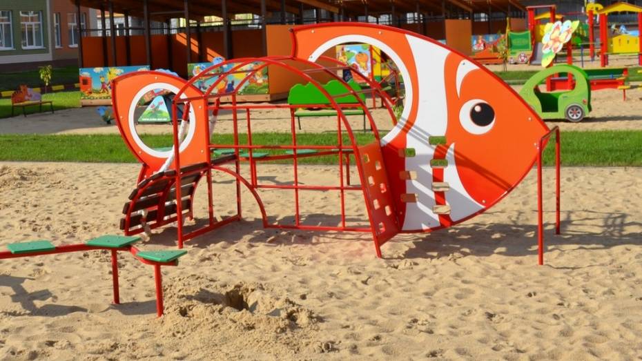 Детские площадки оборудуют по 29 адресам Железнодорожного района Воронежа