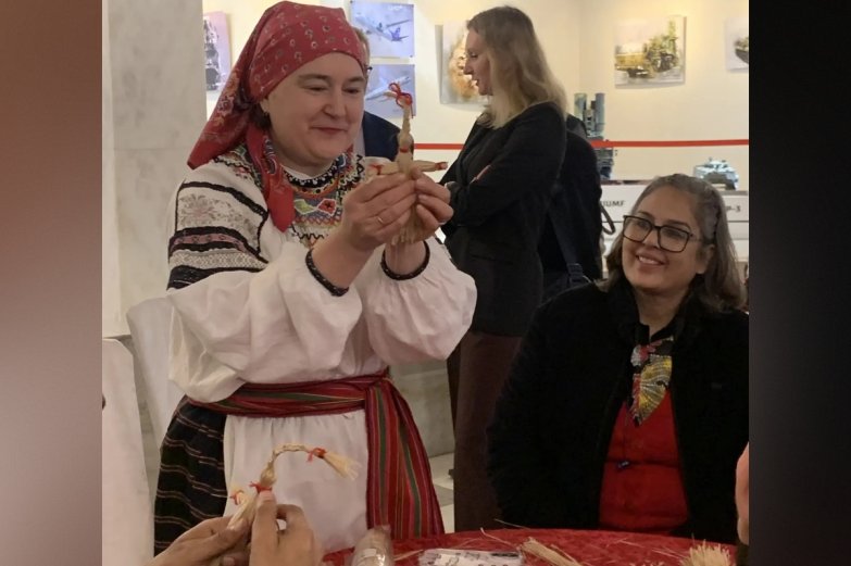 Антонина Орлова представила на выставке искусство лоскутного шитья