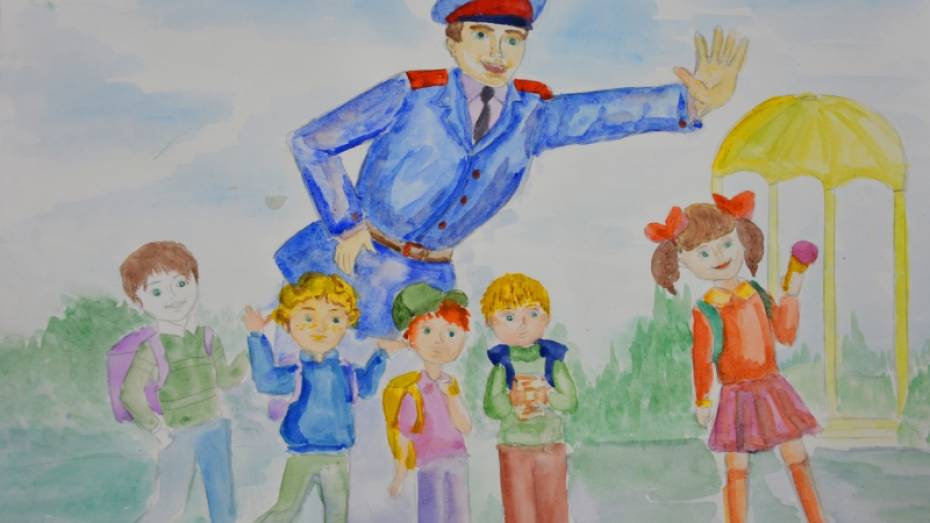 Рисунок воронежского школьника попал на общероссийский конкурс