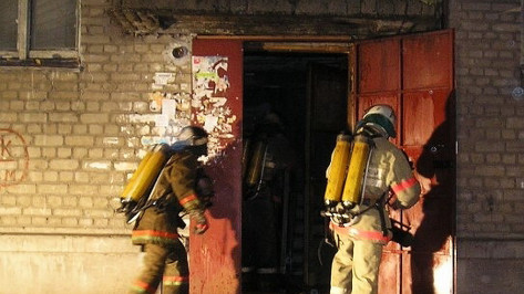 Спасатели эвакуировали 11 человек на пожаре в воронежской 9-этажке