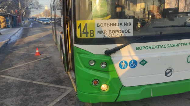 В Воронеже пенсионерку зажало дверьми маршрутного автобуса