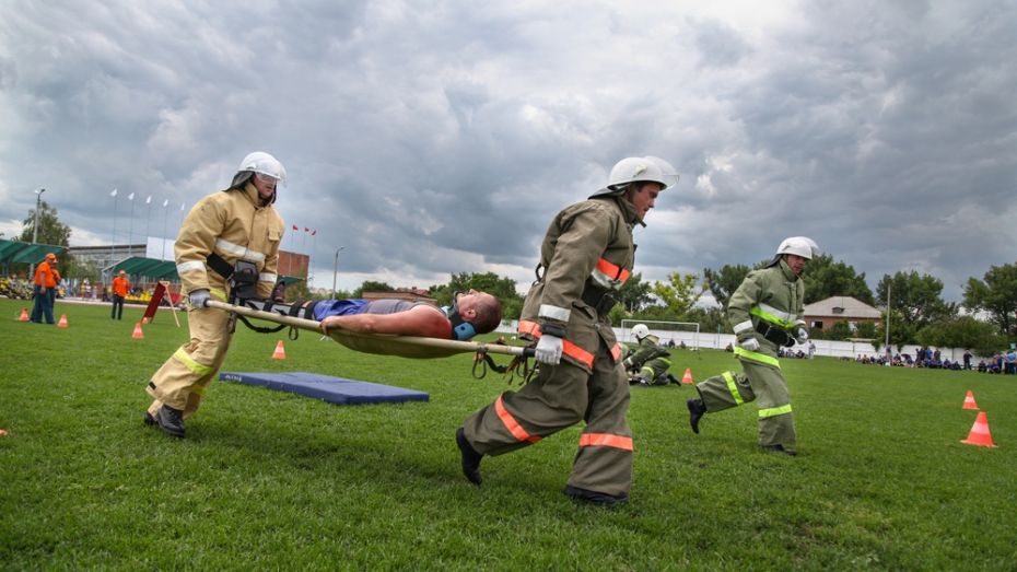 В Острогожске прошел областной смотр-конкурс добровольных пожарных дружин