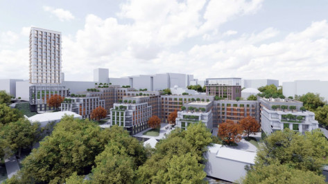 Воронежцам показали, как будет выглядеть квартал в районе улиц Станкевича, Куцыгина и Красноармейского переулка