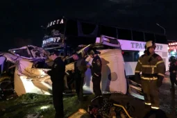 На месте смертельной аварии с 2 автобусами под Воронежем установят видеокамеры