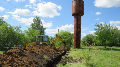 В нижнедевицком селе Андреевка отремонтируют 1,8 км водопровода
