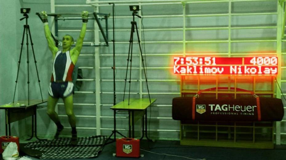 Россиянин установил мировой рекорд по подтягиванию