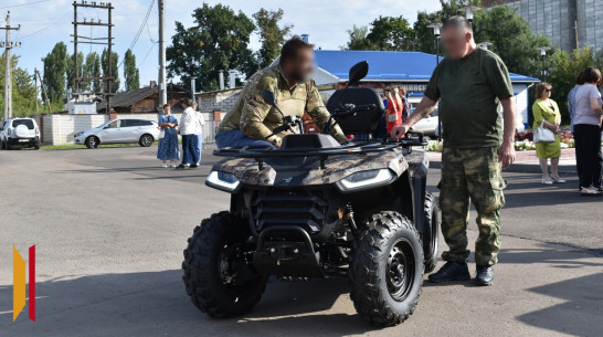 Аннинский фермер передал участникам СВО квадроцикл
