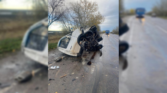 В Воронежской области столкнулись «Лада Калина» и «Газель»: погиб 23-летний водитель