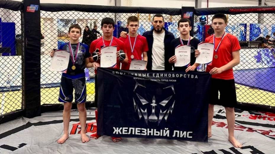 Лискинцы заняли 18 призовых мест на областных соревнованиях по смешанному боевому единоборству