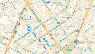 Зоны платных парковок в Воронеже появились на виртуальной карте «Яндекса»