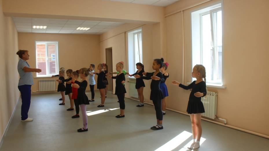 В Таловской ДШИ оборудовали зал для хореографии