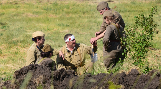 Под Воронежем реконструкцию «Лето 1942 года. Дон в огне» увидели более 500 человек