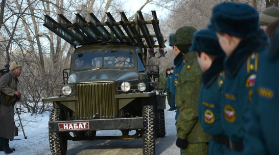 На реконструкцию битвы за Воронеж вернулась легендарная «Катюша»
