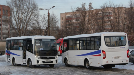 В Воронеже на маршруте №125 микроавтобусы заменят на «ПАЗы»