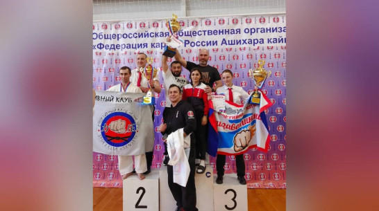Верхнемамонские каратисты взяли 24 медали на чемпионате в Краснодаре