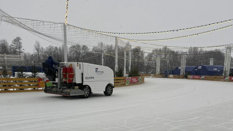 В Воронеже назвали время открытия катка на Адмиралтейской площади