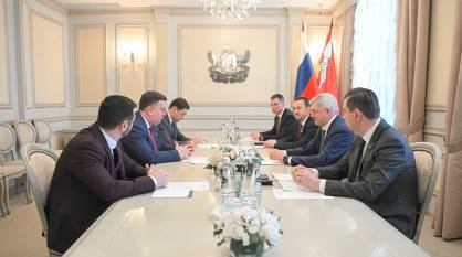 Воронежский губернатор встретился с руководителями законодательных органов Содружества «Донбасс»