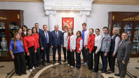 «Мощная сила!»: воронежский губернатор поделился впечатлениями от встречи с участниками «Движения первых»