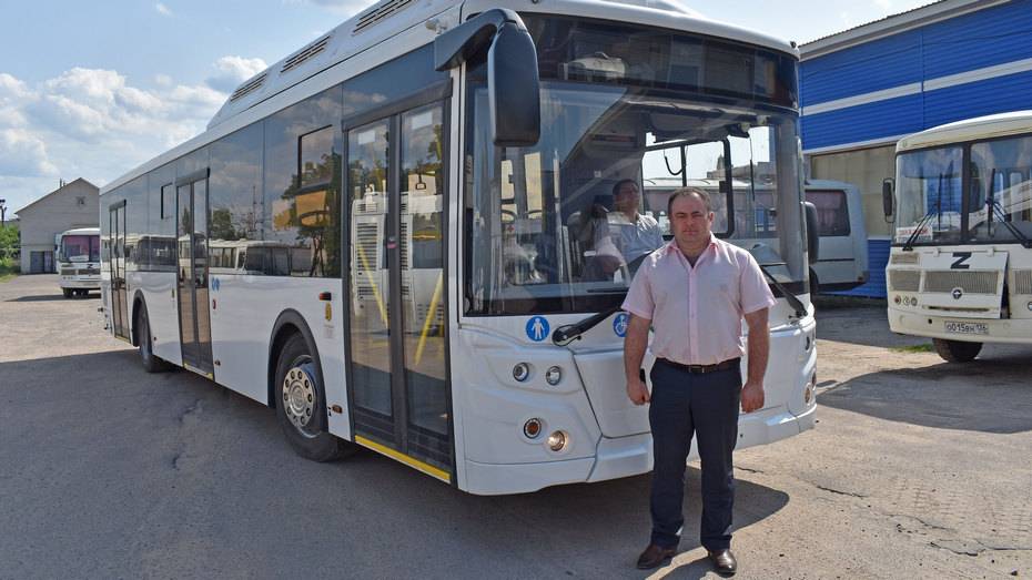 Лискинский автопарк пополнили автобусом с кондиционером за 17 млн рублей