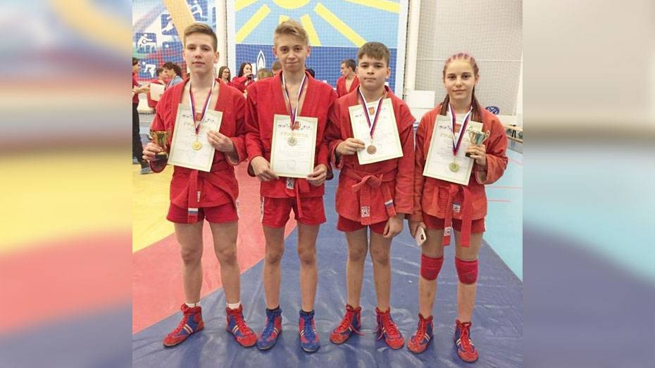 Таловские самбисты выиграли 5 золотых медалей на первенстве Семилукского района