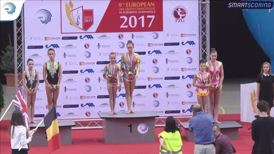 Юные акробатки из Воронежа завоевали 2 место на первенстве Европы 