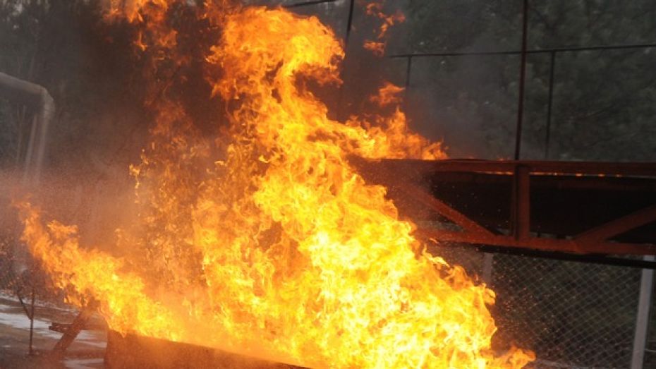 В Воронеже в микрорайоне Отрожка сгорел мужчина 