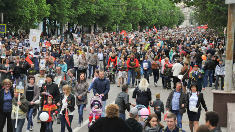 В Воронеже изменили маршрут движения «Бессмертного полка» 9 мая