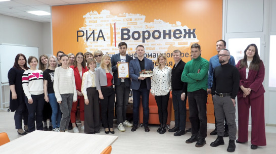 Коллектив РИА «Воронеж» стал «Лучшей редакционной командой» года на конкурсе Областного Дома журналистов