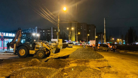 На Остужевском кольце в Воронеже завершили монтаж канализационного коллектора