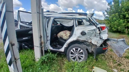 В Воронежской области Geely врезался в грузовик Shacman: погибла женщина, пострадали 2 девочки
