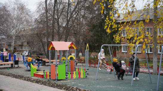 Спортивную и детскую площадки обустроили в районе Газопровода в Острогожске