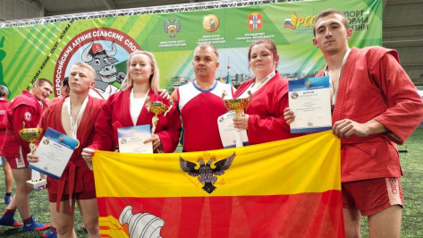 Воронежские самбисты завоевали 4 медали Всероссийских сельских игр