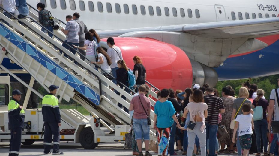 В июле пассажиропоток в аэропорту «Воронеж» составил 71 тыс человек