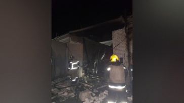 Воронежцам показали фотографии с места взрыва газового баллона в гараже