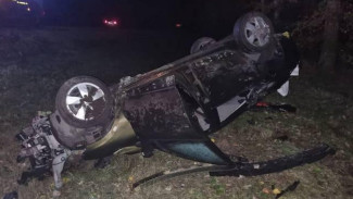 Под Лисками перевернулся автомобиль Renault Megane: водитель погиб