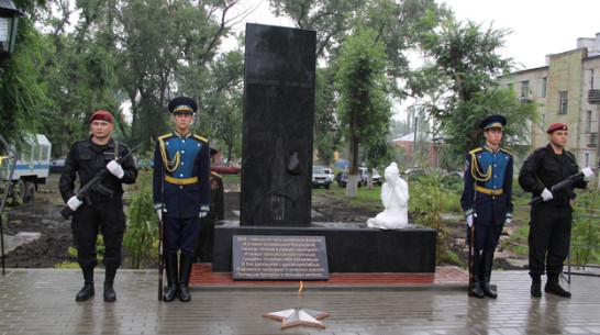 В Семилуках открыли памятник «Памяти павших во имя живых»