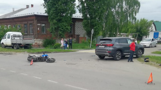 В Борисоглебске в ДТП пострадал 17-летний мотоциклист