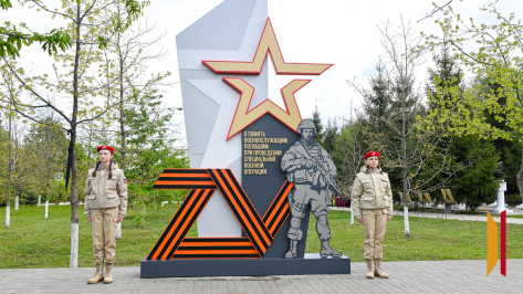 Памятник землякам – участникам СВО открыли в Панино