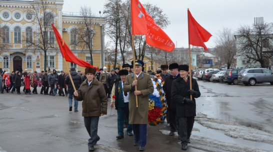 Богучарцы отметили 72 годовщину освобождения города от немецких захватчиков