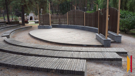 В воронежском парке «Алые паруса» отремонтируют амфитеатр