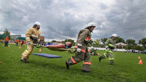 В Острогожске прошел областной смотр-конкурс добровольных пожарных дружин