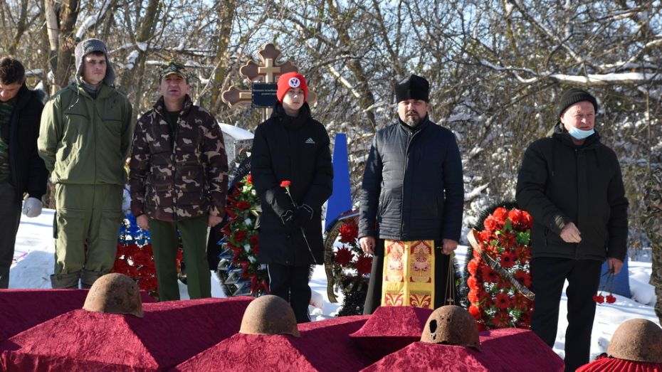 В Кантемировском районе перезахоронили останки 75 советских солдат