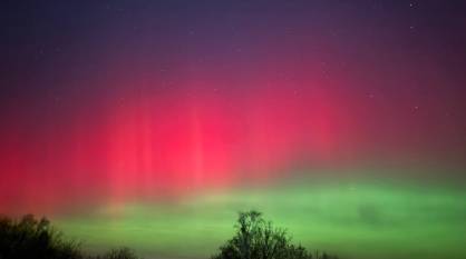 В ночь на 20 января воронежцы увидели северное сияние