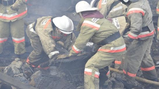 В Каширском районе на пожаре погиб ребенок