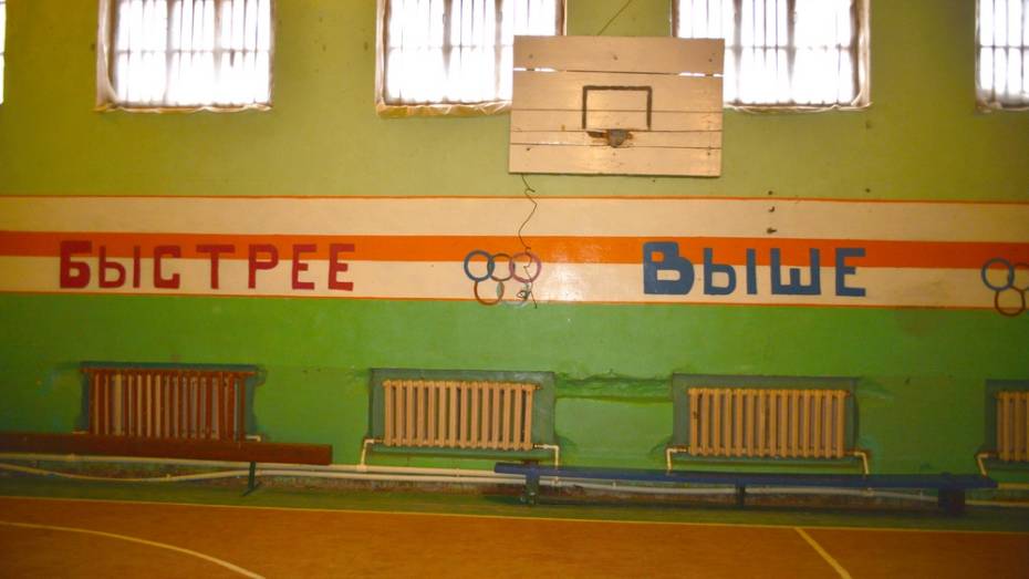 В семилукском селе Девица в школе отремонтируют спортзал