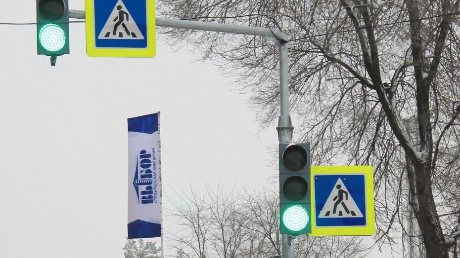 Компания «Выбор» установила светофор для пешеходов воронежского ЖК «Озерки»