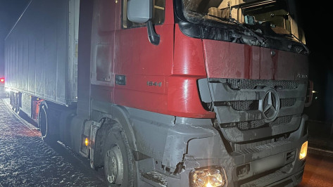 Под Воронежем фура насмерть сбила мужчину