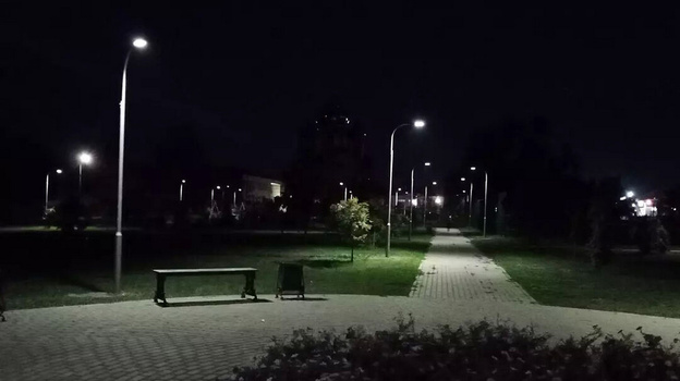 В россошанском селе Александровка модернизируют уличное освещение